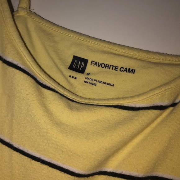 yellow gap tank top - Picture 2 of 3